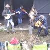 One of our more earthy gigs....it was SO cold!