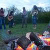 Round the fire on May Day